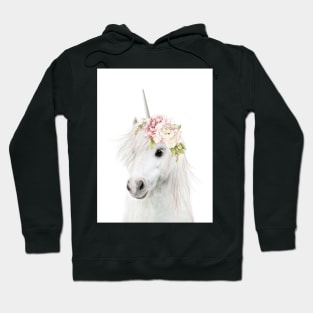 Floral Unicorn Hoodie